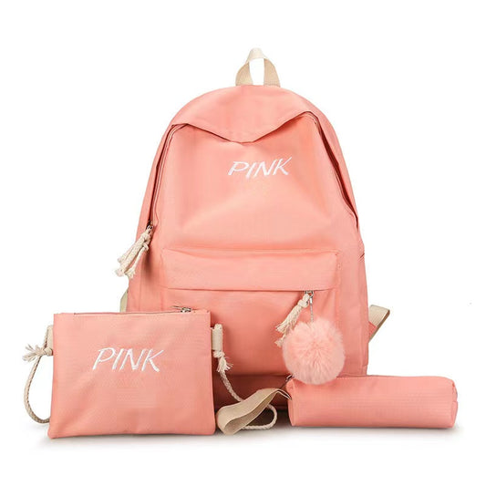 Ensemble de sac à dos de mode grande capacité étudiants sac d'école 3 pièces